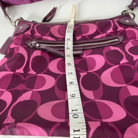 Coach Adjustable Shoulder Bag Pink Initial - Picture 6 of 12
